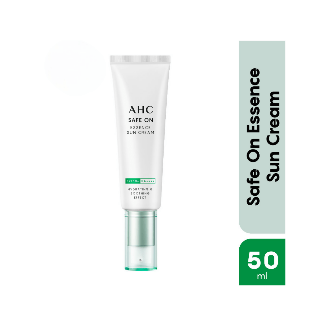 AHC Safe On Essence Sun Cream With SPF 50+ & PA++++ - Korean skincare | Swadesiicart