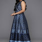 Ahalyaa Women's Traditional wear Ethnic Dress - Blue | Swadesiicart