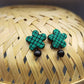 Terracotta Star Studs With Drops