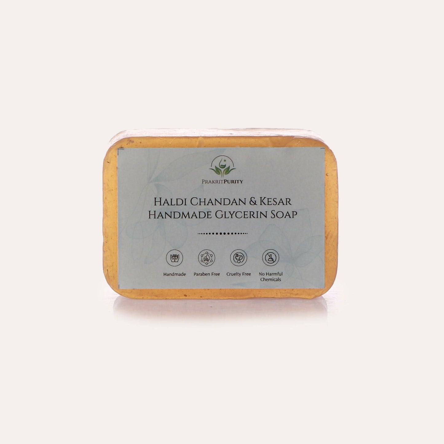 PrakritPurity Haldi Chandan & Kesar Handmade Glycerin Soap | Swadesiicart