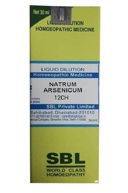 SBL Homeopathy Natrum Arsenicum Dilution | Swadesiicart