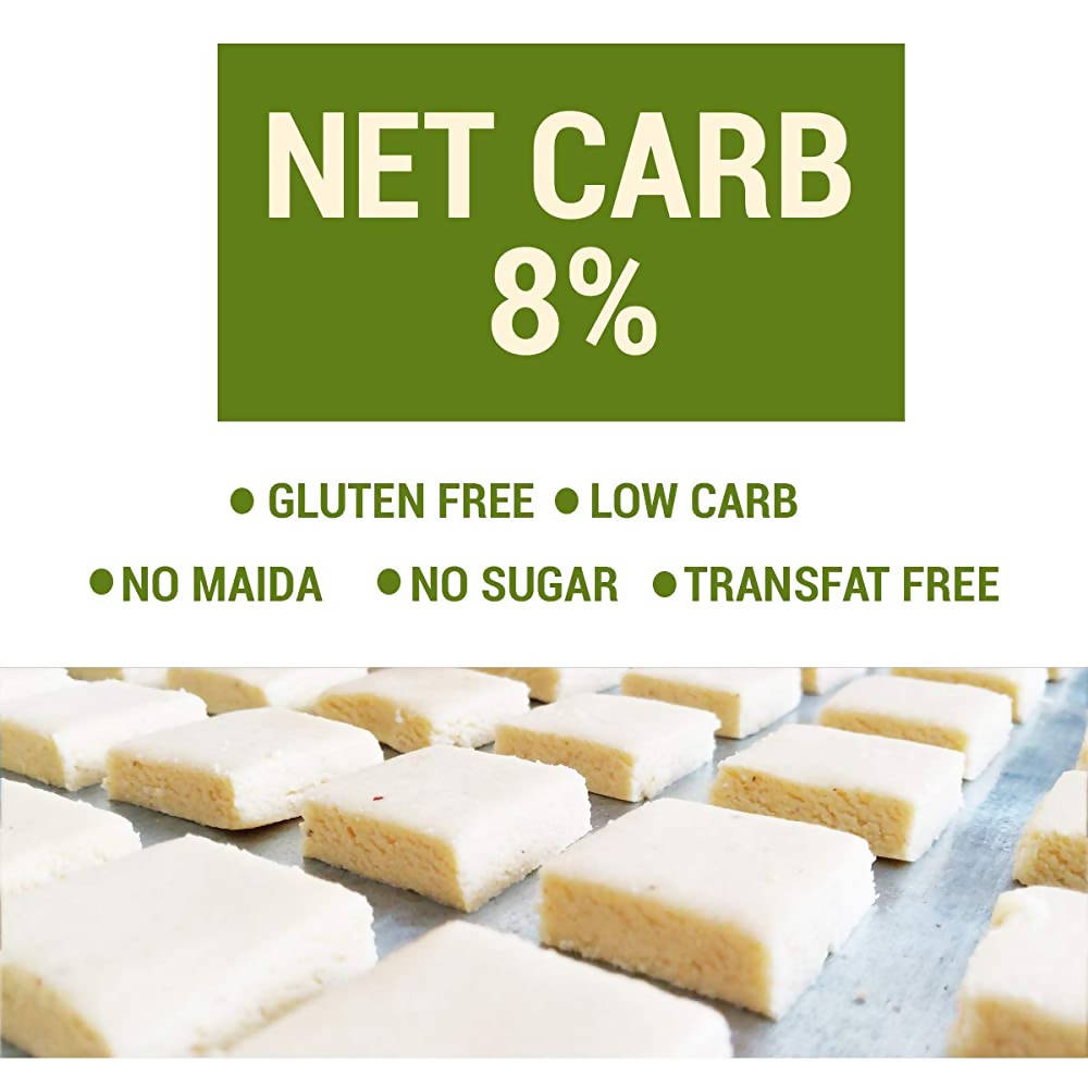 NutroActive Desi Ghee Keto Coconut Barfi | Swadesiicart