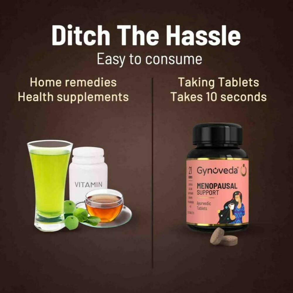 Gynoveda Menopausal Support Tablets | Swadesiicart