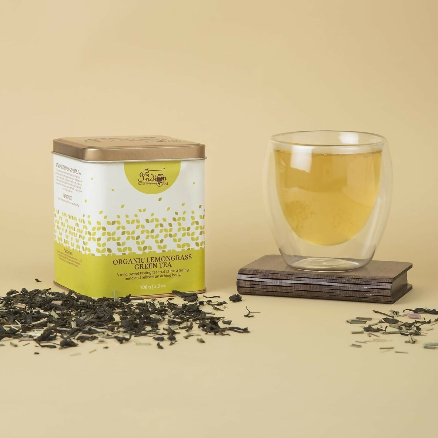 The Indian Chai - Organic Lemongrass Green Tea | Swadesiicart