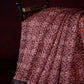 Wine Colored Floral Design Semi Chanderi Saree By Gayathri Reddy Designer Studio | Swadesiicart