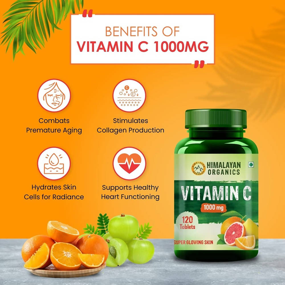 Himalayan Organics Vitamin C 1000 mg Tablets | Swadesiicart