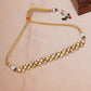 Kundan & Pearl Neckpiece (Gold) - Ruby Raang | Swadesiicart