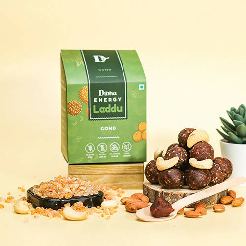 Dibha Gond Laddu (Sugar-Free, Gluten-Free, 100% Natural) | Swadesiicart