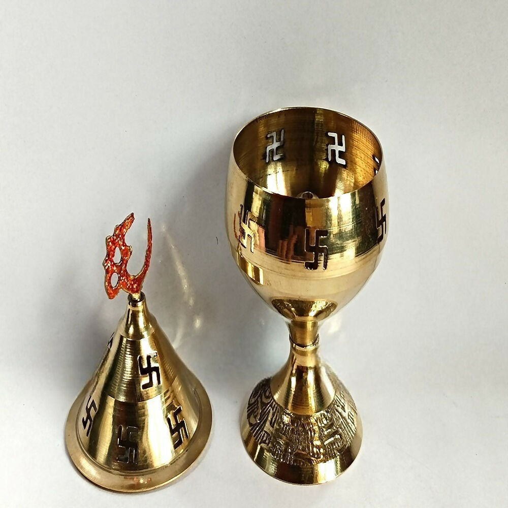 Brass Akhand Jyot Pradeep | Swadesiicart