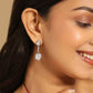 Nuyug Diamond Luxe Cascades Anti Tarnish Earrings | Swadesiicart