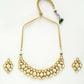 Kundan Choker With Earrings - Ruby Raang | Swadesiicart
