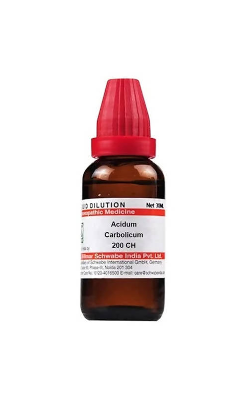 Dr. Willmar Schwabe India Acidum Carbolicum Dilution - Swadesiicart