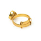Kundan Gold plated Trillion cut Ring - Ruby Raang | Swadesiicart