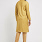 Ethnic India Yellow Men's Kurta Abstract Polyester | Swadesiicart
