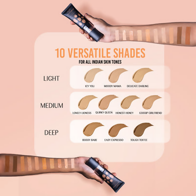 LoveChild By Masaba Gupta Skip Everything Blurring Serum Skin Tint - Gossip Girlfriend | Swadesiicart
