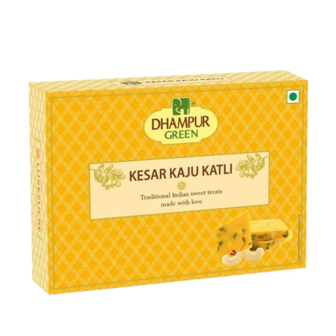 Dhampur Green Kesar Kaju katli | Swadesiicart
