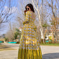 Aayaa Pure Muslin Gown With Heavy Digital Print - Multi Color