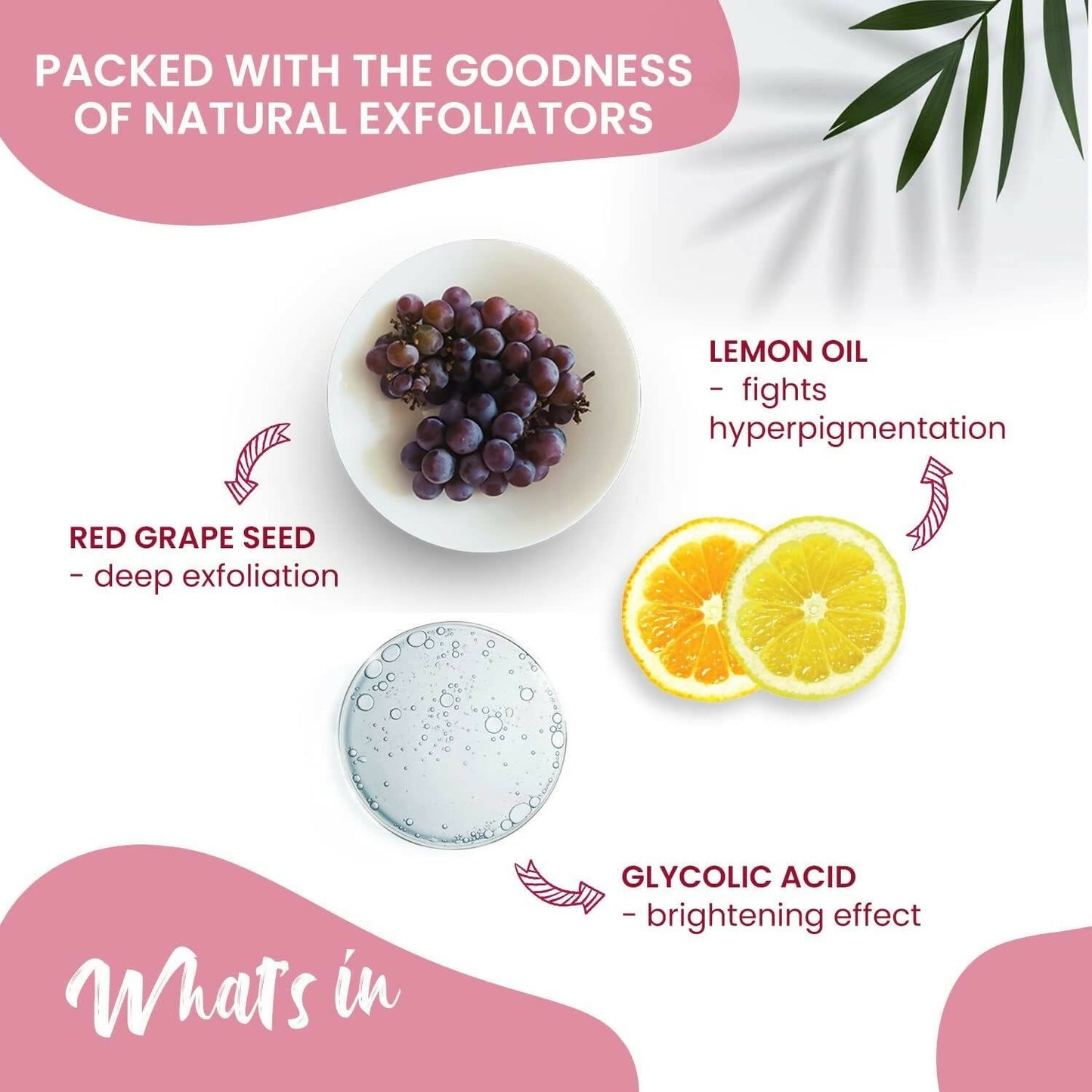 NutriGlow NATURAL'S Advanced Pro Formula Wine Face Scrub - Swadesiicart