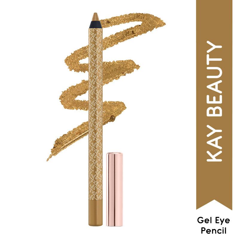Kay Beauty By Katrina Kaif Gel Eye Pencil - Gold | Swadesiicart