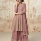 Anaita Peach Heavy Fox Georgette Stitched Suit with Sequence Work
