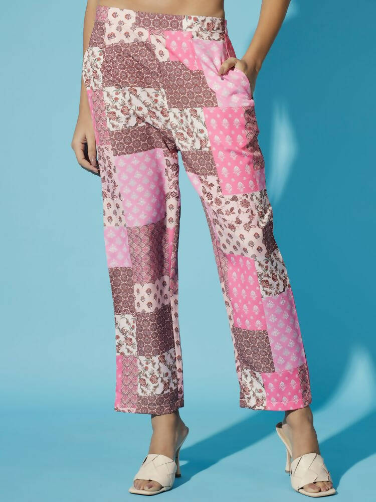 Myshka Women Multi - Printed Bling & Sparkly Co-Ords - Swadesiicart