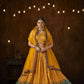 Wedding Designer Yellow Georgette Lehenga Choli - Anbazaar | Swadesiicart