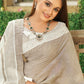 Shree Shyam Fashion Light Brown Linen Saree