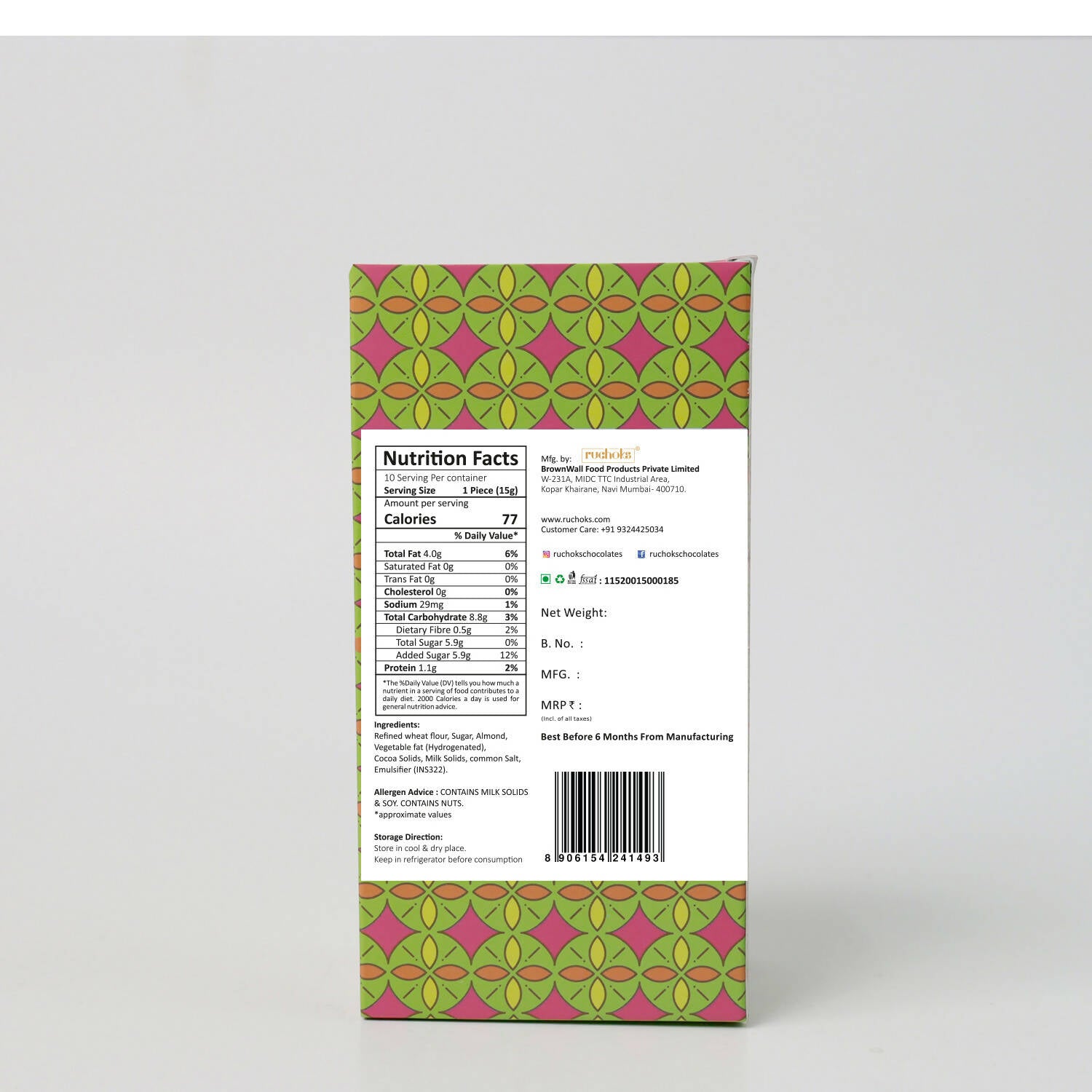 Dibha Ruchoks - Oreo Almond - Swadesiicart