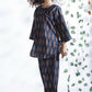 Breathables Blue Butta Cotton Kurta & Pant Co-Ord Set