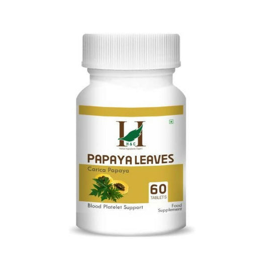 H&C Herbal Papaya Leaves Tablets - Just Jaivik