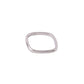 NVR Women's Silver-Plated Rectangular Stylish Ring - Swadesiicart