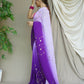 Vamsee Antara Purple Georgette Saree - Swadesiicart