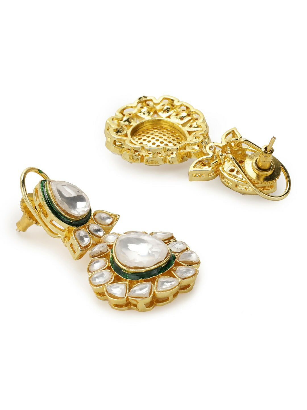 Maharani Kundan Choker with Earrings- Ruby Raang | Swadesiicart