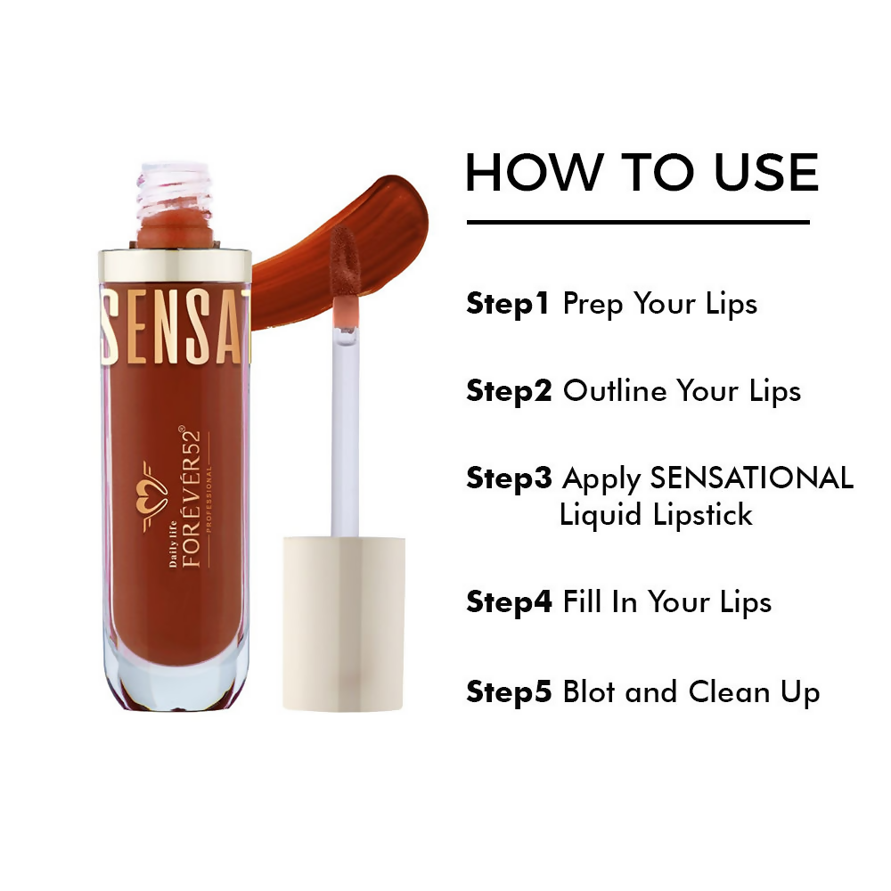 Daily Life Forever52 Sensational Lip Liquid Lipstick - SSL013 | Swadesiicart