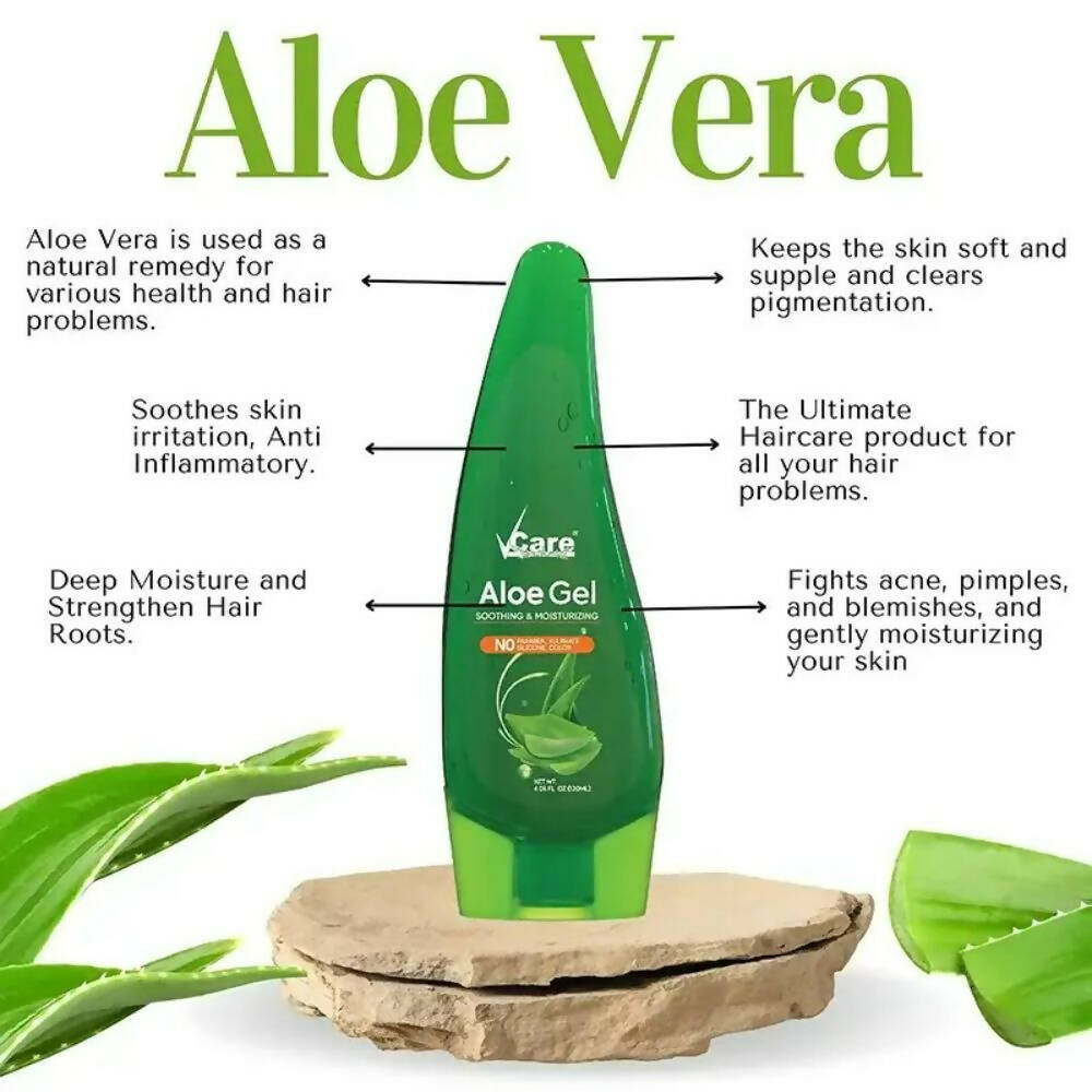 VCare Aloe Vera Gel - Swadesiicart