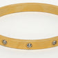 NVR Women's Gold-Polished CZ Stone-Studded Kada Bracelet - Swadesiicart