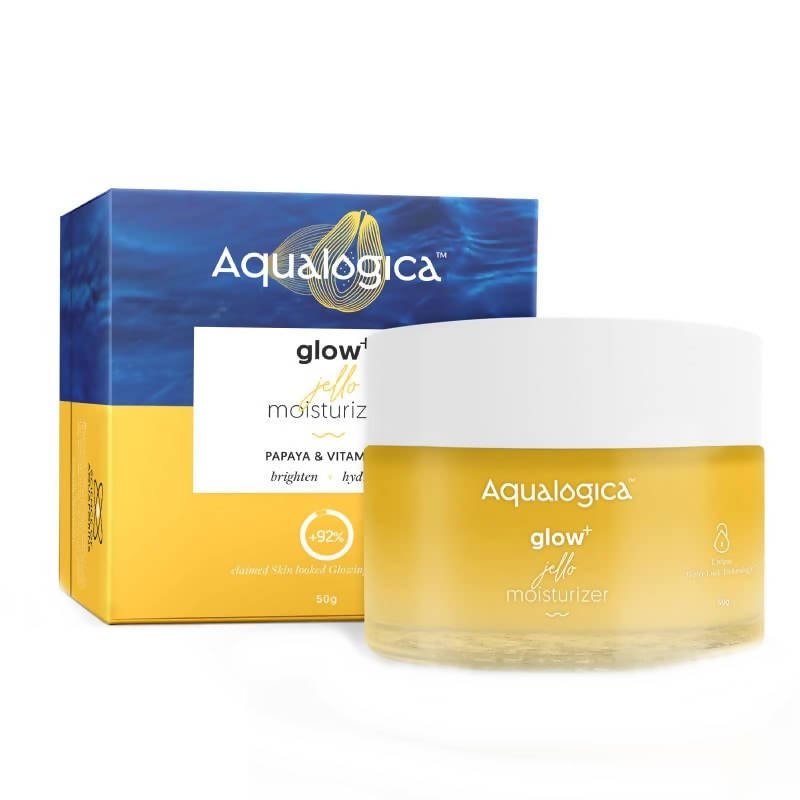 Aqualogica Glow+ Jello Moisturizer With Vitamin C & Papaya, Brightens & Hydrates - Limited Time Offer