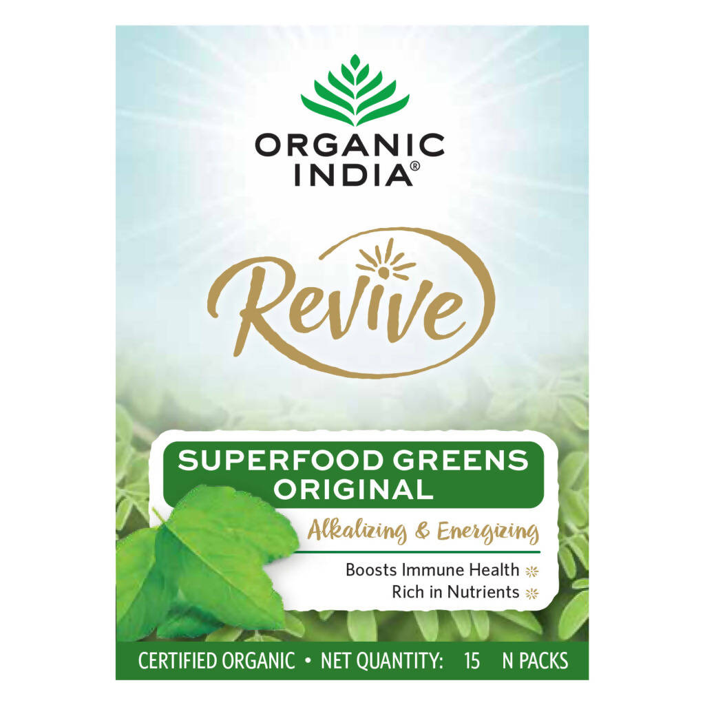 Organic India Revive Superfood Greens Original | Swadesiicart