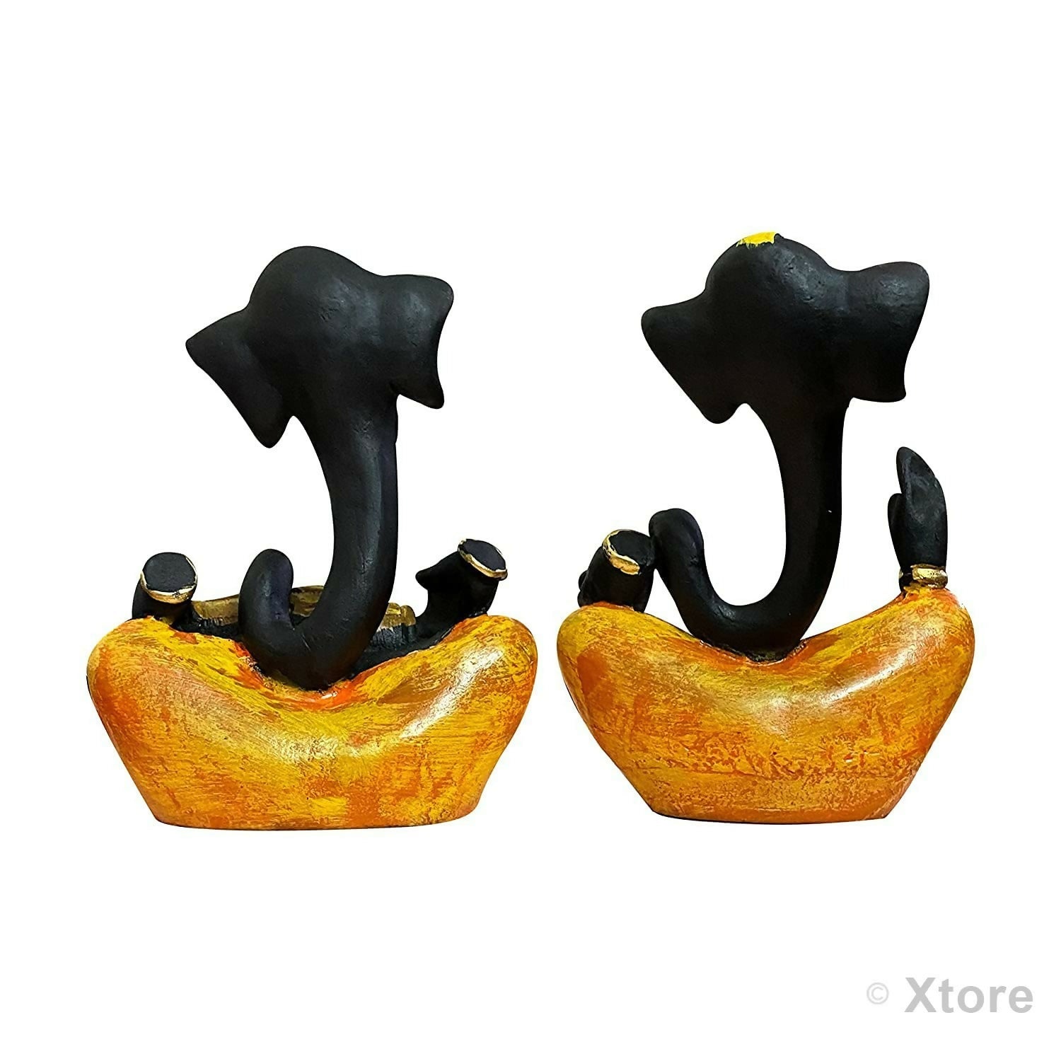 Xtore Resin Floating Ganesha Statues Decorative Showpiece - Swadesiicart