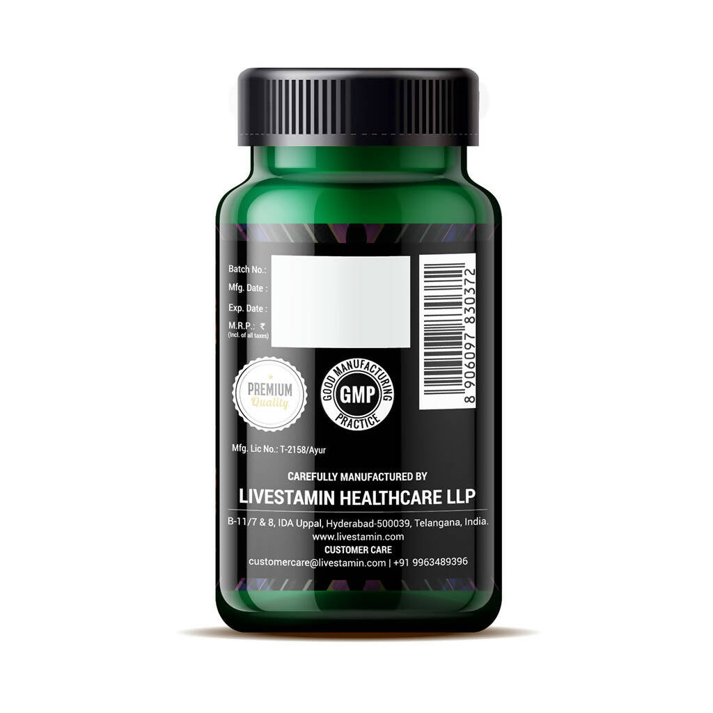 Livestamin Brahmi Extract Capsules - Swadesiicart