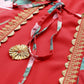 Ahalyaa Women's Traditional wear Ethnic Dress - Red | Swadesiicart