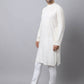 Even Apparels White Pure Cotton Men's Kurta With Side Placket | Swadesiicart