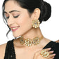 Mominos Fashion Joharkamal Gold-Polished Brass Finish Stone Choker For Women & Girls (Golden) | Swadesiicart