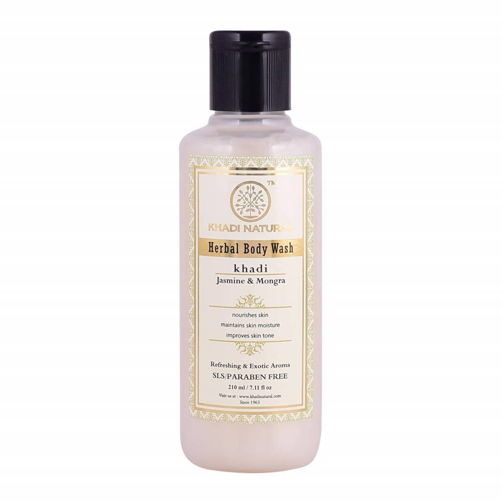 Khadi Natural Jasmine & Mogra Herbal Body Wash - Swadesiicart