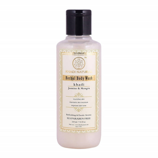 Khadi Natural Jasmine & Mogra Herbal Body Wash - Swadesiicart