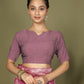 Shree Shyam Fashion Linen Cotton Pink Saree