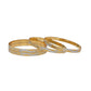 Afast Designer Fancy Party Bangle/ Kada Set, Gold, Metal, Pack Of 4 - Swadesiicart