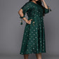 Ahalyaa Women's Traditional wear Ethnic Dress - Green | Swadesiicart
