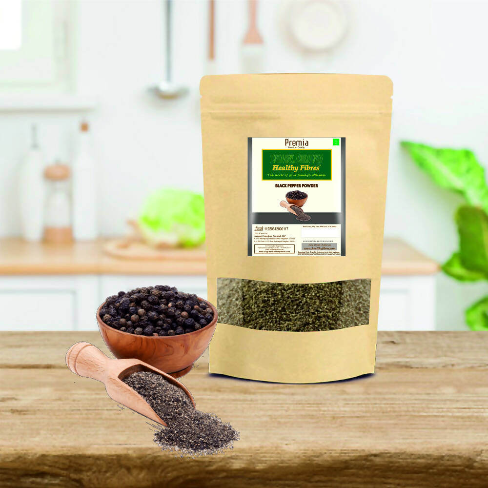 Healthy Fibres Black Pepper Powder - Swadesiicart