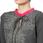 Ahalyaa Grey Crepe Printed Kurta Palazzo Set With Dupatta | Swadesiicart